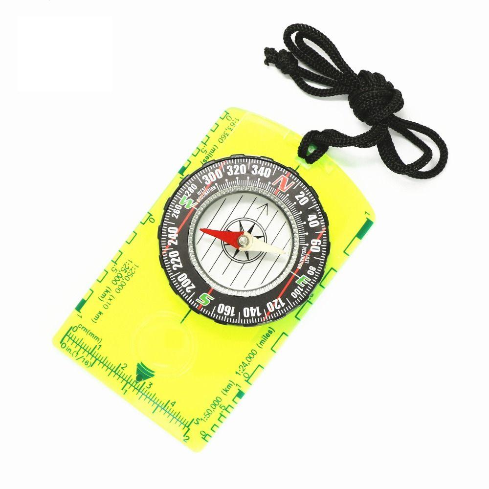 Scale Ruler Orienteering Thumb Compass Outdoor Navigation Compass Map Reading Scouts Compass Ruler