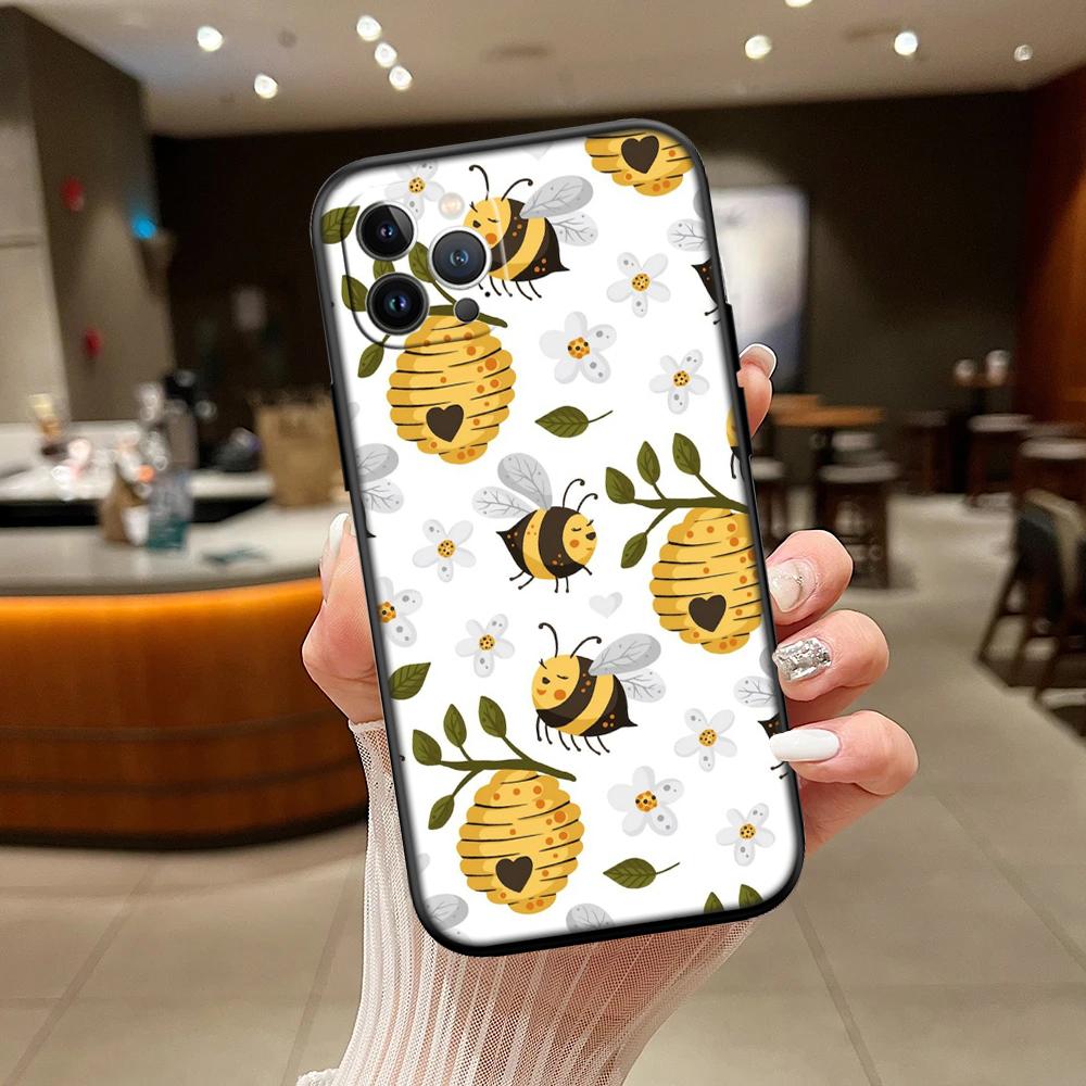 RA3 Art Bees Cartoon New High-End Shell Phone Case for Redmi Note 8 9 Pro Max 9S 9T 9C NFC 8T 8A 10A A4