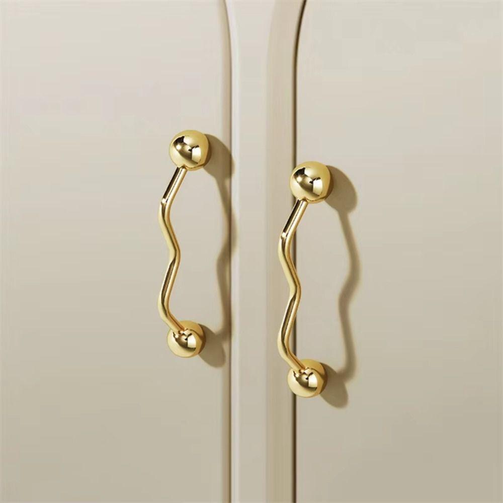 Light Luxury Solid Drawer Door Knobs Zinc Zinc Zinc Alloy Wardrobe Dresser Handles Wardrobes
