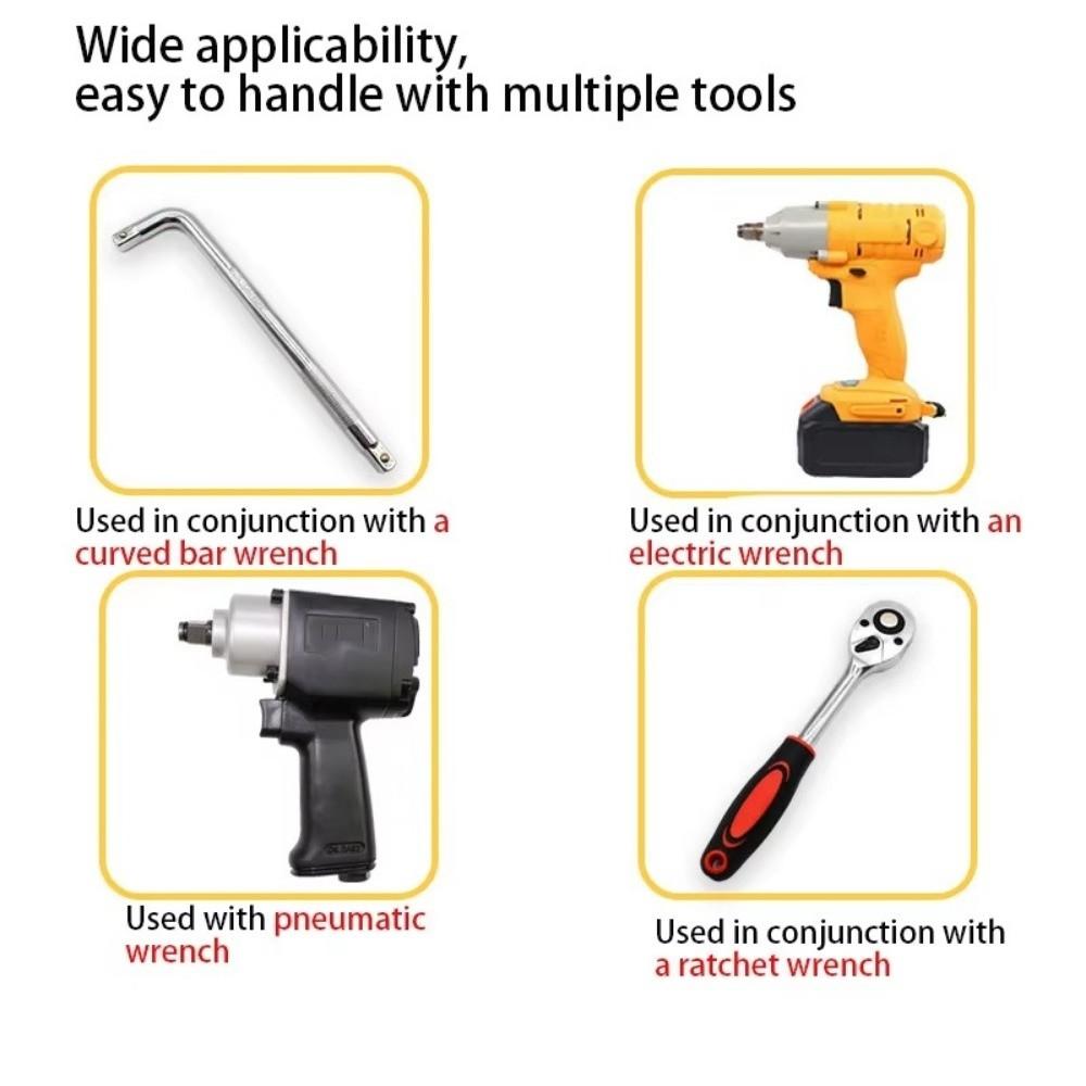 10 шт. Метрический размер Шестигранный трещоточный торцевой ключ Метрический Гайковерт Ударный гайковерт Инструмент