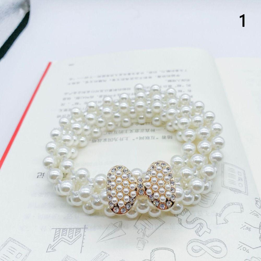 Элегантный жемчужный пояс на талию, эластичная цепочка на талию, ретро эластичный пояс для женщин