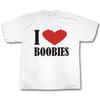 I Love Boobies T-shirt Funny Slogan New Dad Teeshirt Tee SM-XXXL