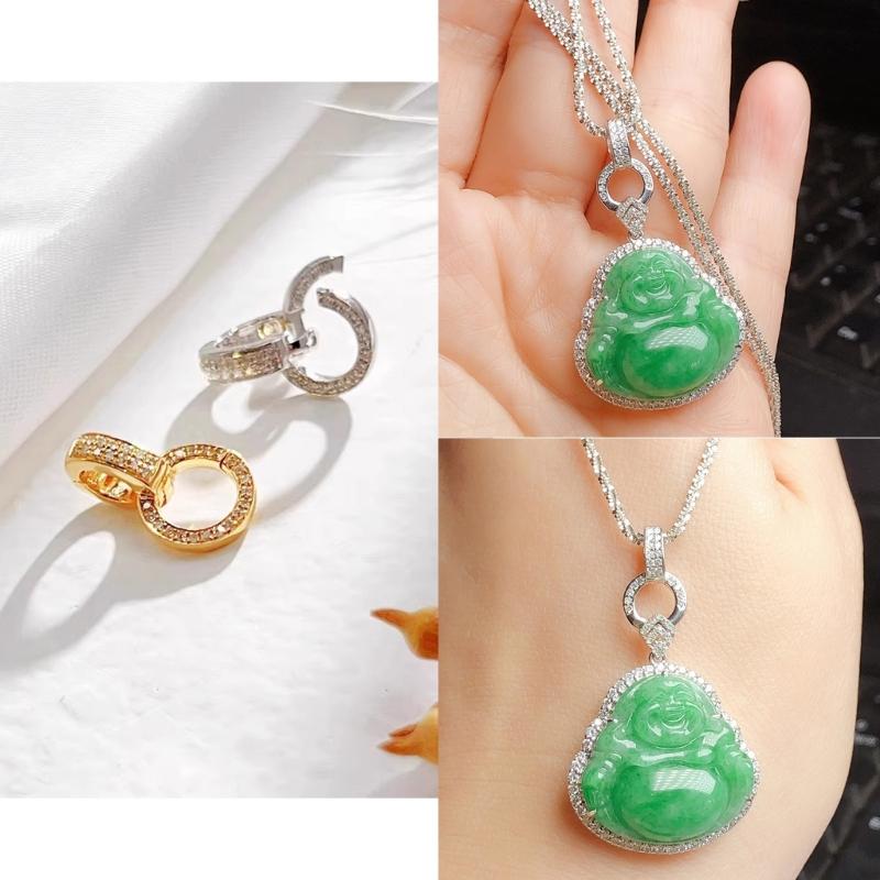 Элегантный соединительный застежка из меди и кубического циркония, застежка-усилитель, фурнитура для ювелирных изделий, застежки для изготовления ювелирных изделий