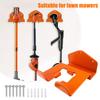 1/2 Sets Wall Mount Weedeater Hanger with Screws Heavy Duty Space Saving Garage Shed Weed Eater Trimmer Tools Metal Storage Rack Organizer Hook