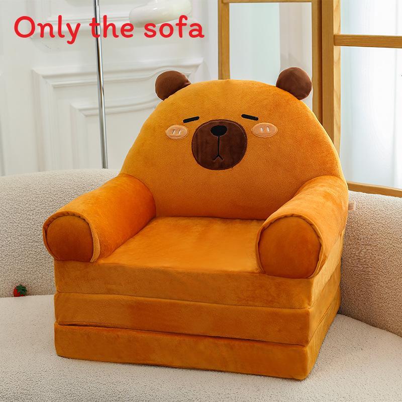 Cute Capybara Minions Plush Cozy Sofa Bed With Features Foldable