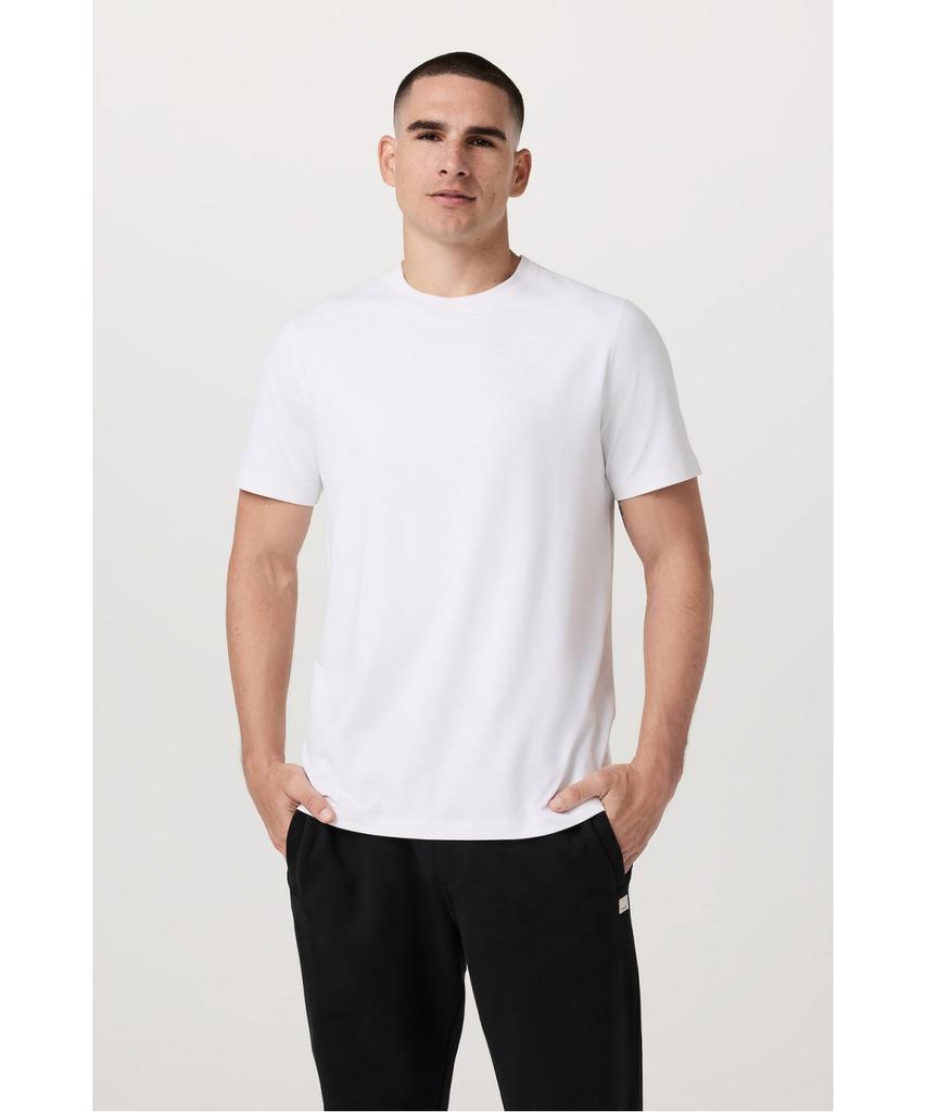 VUORI [Men] Short Sleeve Fonto Performance Tee_White _Vr16321005