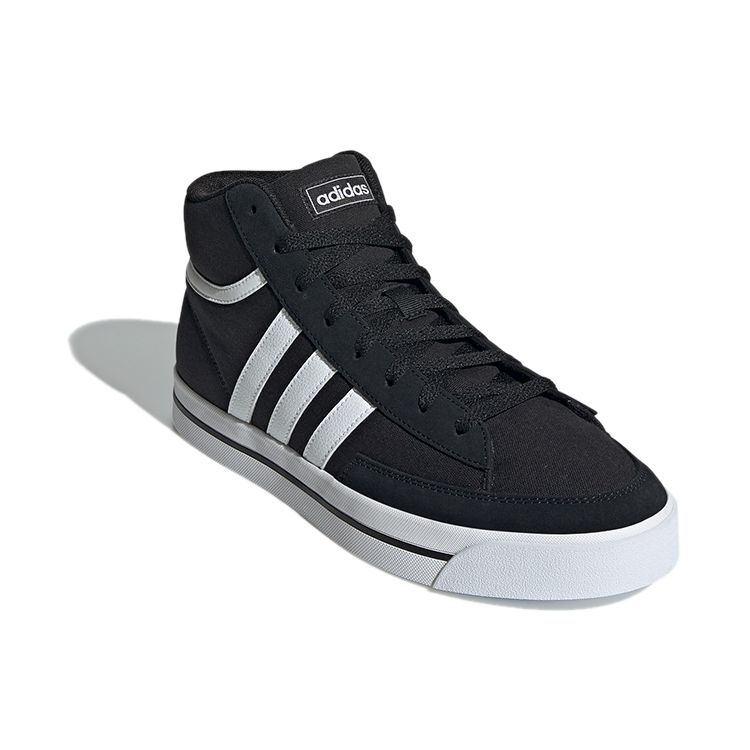 adidas Neo Retrovulc Mid Холст Замша Повседневные Амортизирующие Нескользящие Износостойкие Дышащие Мид-топ Ретро Баскетбольные Кроссовки Мужские Кроссовки H02212