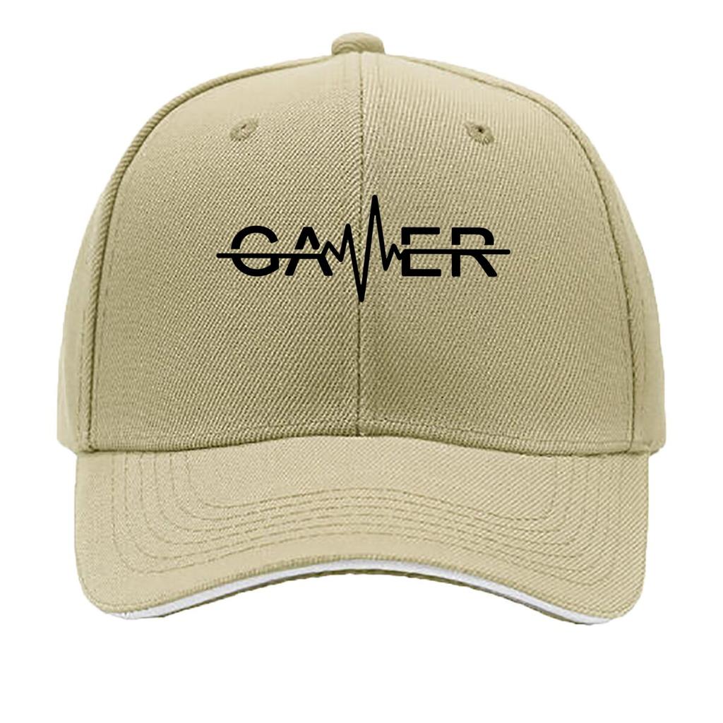 One Top Unisexs and Womens Same Style GAMER Letter Print SpringSummer Sunshade Net Hat Fashion Adjus Sandwich Baseball Cap
