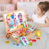 Magnetic Farm for Children Zodiac Puzzle Double-sided Puzzle Multifunctional Drawing Board Children's Educational Toys