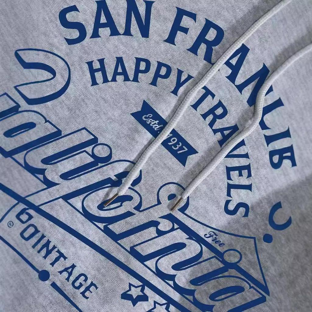 2024 COZYEASE Женский худи с длинным рукавом и принтом букв