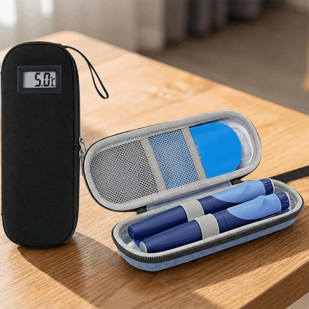 Oxford Cloth Insulin Cooling Bag Waterproof Insulin Vial Storage Case Insulin Cooler Bag  Travel