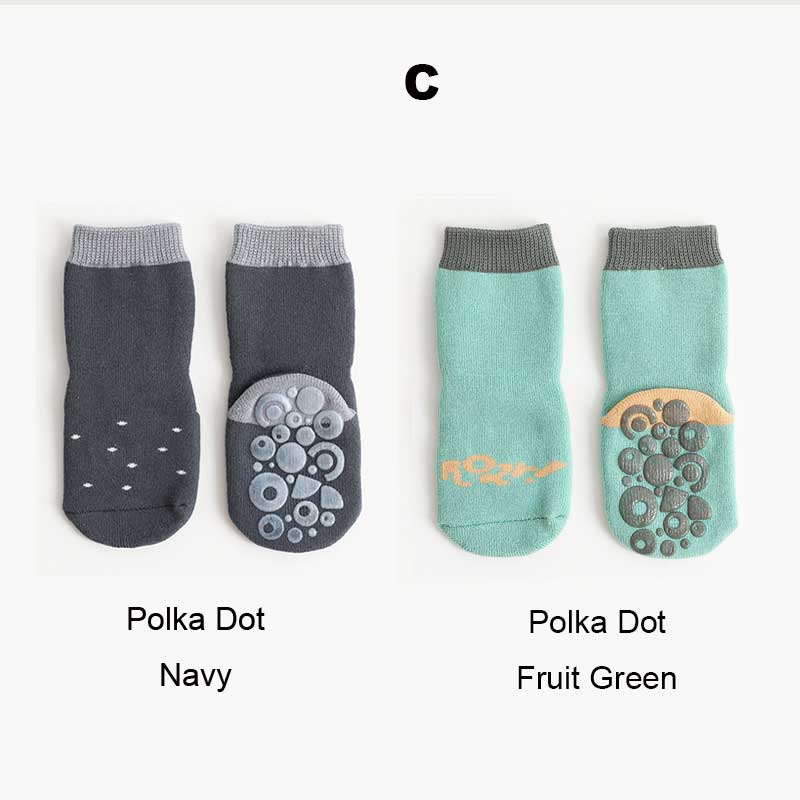 Winter Baby Thermal Non Slip Socks For Girl Boy Children Cotton Sock Newborn Toddler Home Thick Sock Infant Anti-slip Sleep Sock