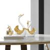 European Resin Swan Couple Ornaments: Home Decor & Wedding Gifts