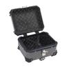 25L Motorcycle Top Case with Security Lock Waterproofing Aluminum Alloy Quick Release Trunk Top Box for Helmet Luggage