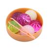 Cute Pinch Mini Dumplings Squishy Squeezable Sensory Toy Student Steamer Bun Toy  Boys Girls