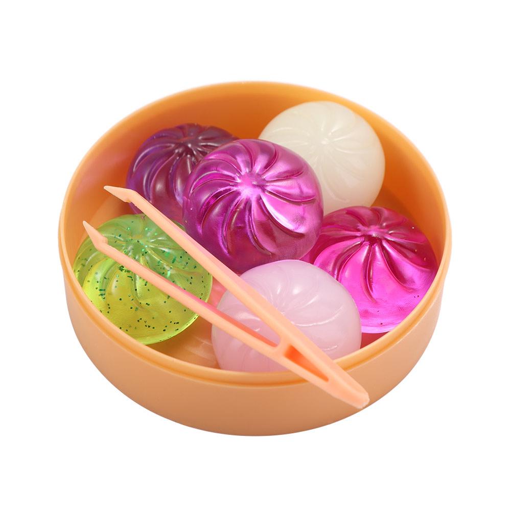Cute Pinch Mini Dumplings Squishy Squeezable Sensory Toy Student Steamer Bun Toy Boys Girls