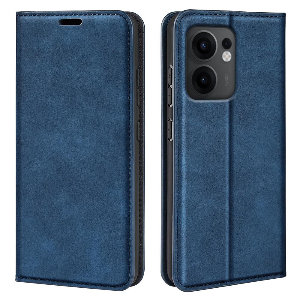 For Oppo Reno13 F 5G Case Skin Touch Leather Wallet Phone Cover