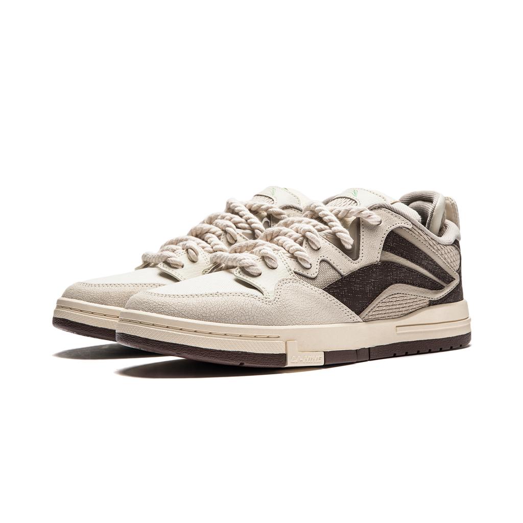 Li Ning Weiwupro Special Story Edition Slip Resistant Durable Spliced Upper Fashion Versatile Lightweight Comfortable Low Top Skate Shoes AECU011-1