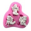 3D Baby Angel Cake Mold Silicone Mould Fondant Cupcake Sugarcraft Baking Decor