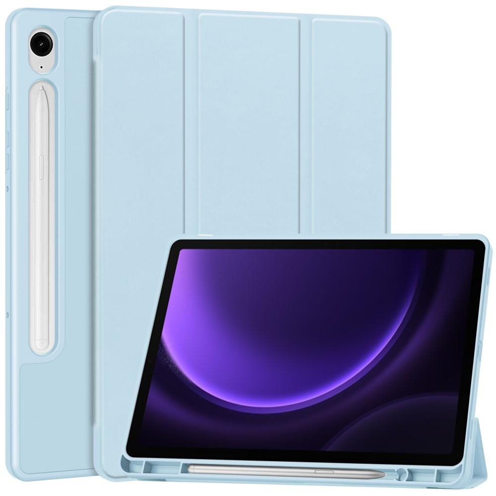 Case for Samsung Galaxy Tab S10 Lite / S10 FE / S9 FE, Smartcase with stylus holder, blue