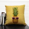 Tropical Plant Fruits Cushion Cover Cactus Pineapple Pattern Home Sofa Modern Art Decorative Pillow Case 45x45 Linen Pillowcase
