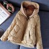 Winter Jacket Women Parkas Hooded Thick Down Cotton Padded Parka Female Jacket Short Coat Slim Warm Outwear