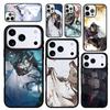 Чехол Case для iPhone 17 Air 16 Pro Max 15 Plus 11 13 Mini 14 12 Задняя крышка телефона Неукротимый Вэй Усянь Лань Ванцзи Милый