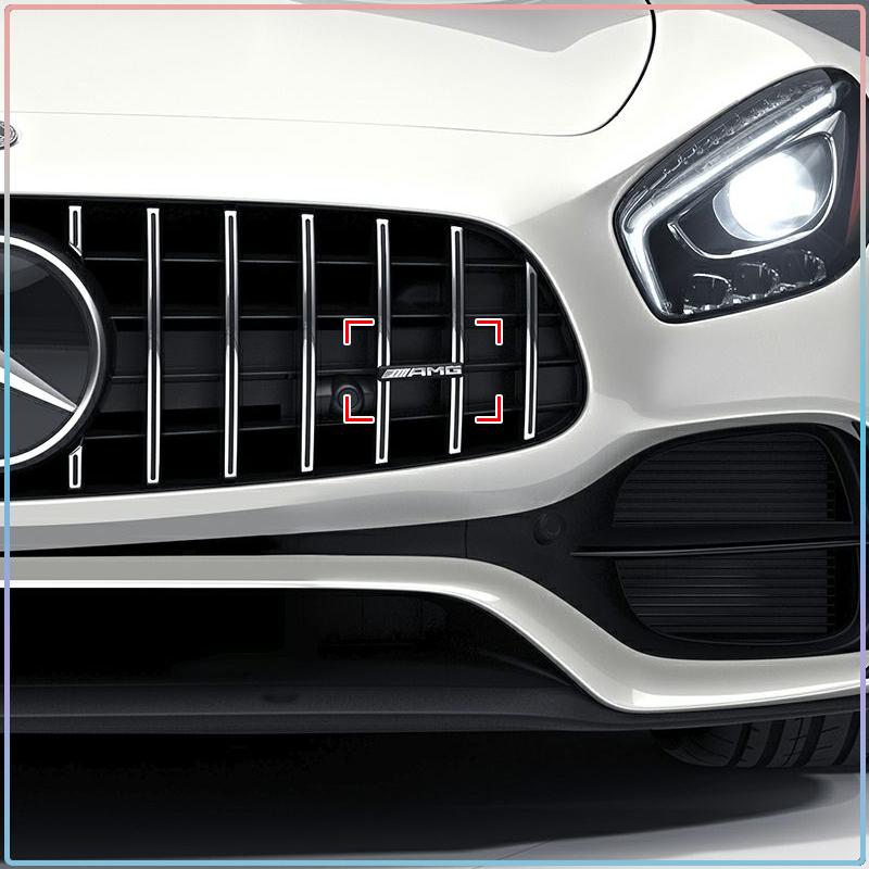 Логотип AMG Значок Эмблема на Решетку Радиатора Автомобиля Автоаксессуары для Внешнего Вида Для Mercedes Benz W205 W177 W212 W213 W221 W220 W176 ML G63 E63 GT