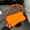 Women's Textured Candy Color Small Square Shoulder Bags