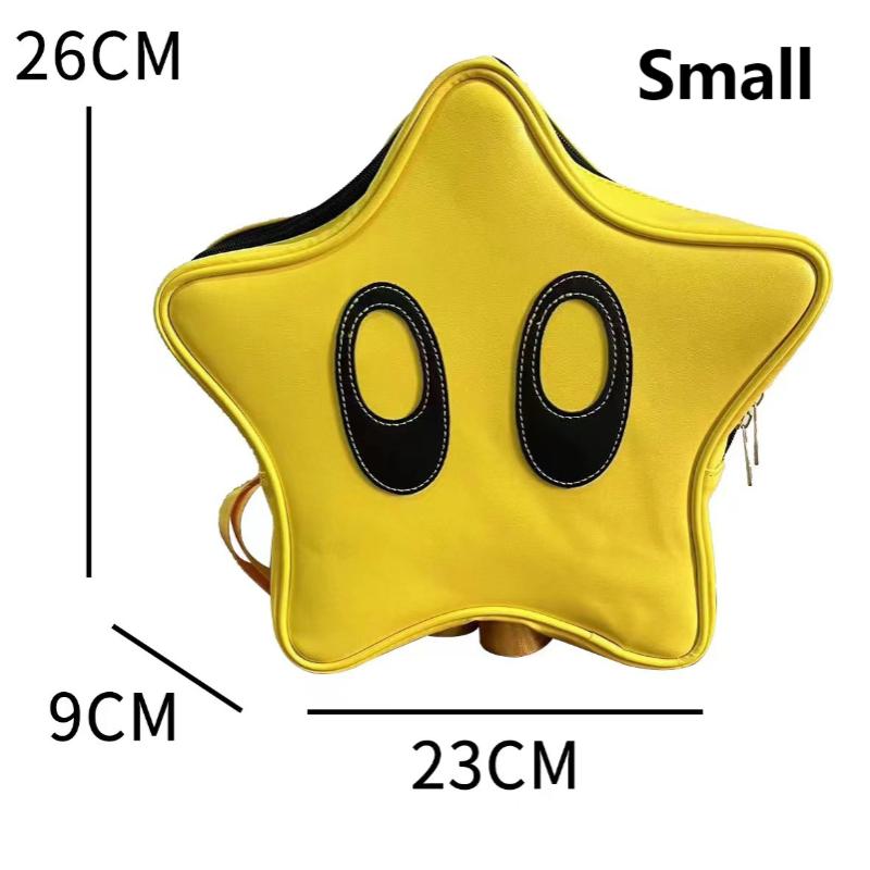 Модный рюкзак Kawaii, симпатичный женский рюкзак с желтой звездой и двумя наплечными сумками Y2K, рюкзак для девушек, школьные сумки для студентов, женские сумки