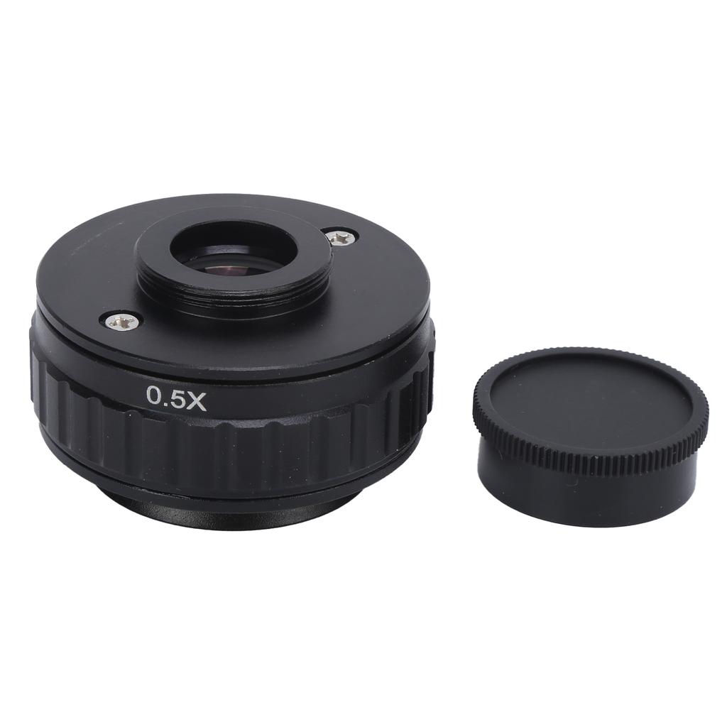0.5X Adapter Lens 38mm C Mount Adapter Trinocular Stereo Microscope Tube for Digital Camera Focusing