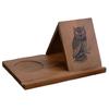 Owl Triangle Book Stand Handmade Desktop Bookend Organizer Book Rest Holder  Readers