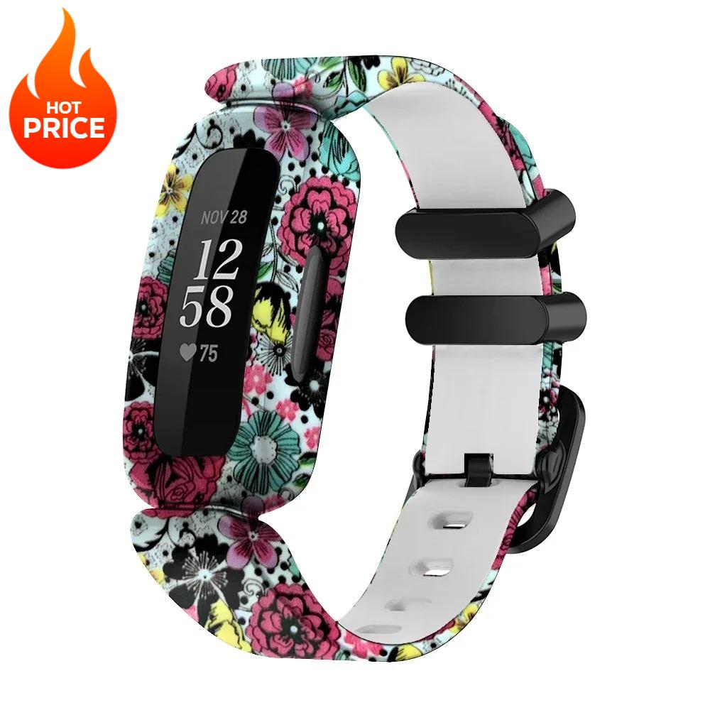 Новый ремешок для Fitbit Ace 3, детский ремешок-браслет, мягкий силиконовый сменный ремешок для Fitbit Inspire 2 Ace3 Classic Correa
