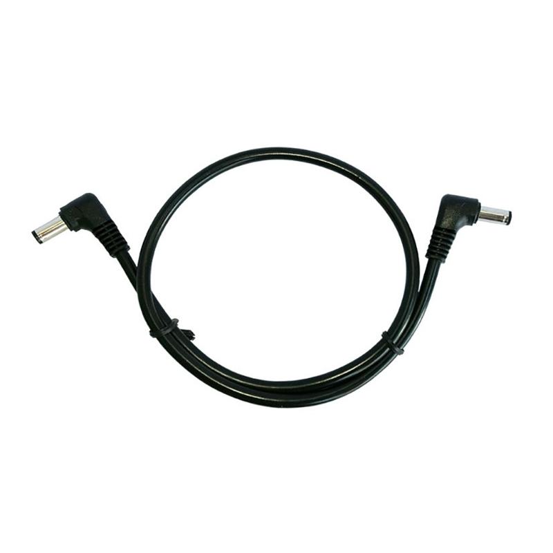 DC5521 to DC5521 Cable Cord,18AWG Male DC5.5mmx2.1mm Right Angle Power Adapter Wire for LED Light Speaker Laptops