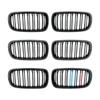 Glossy Black Front Kidney Sport Grill Grille Single Slat For BMW X5 F15 X6 F16 X5M F85 Mesh Replace Racing Grills