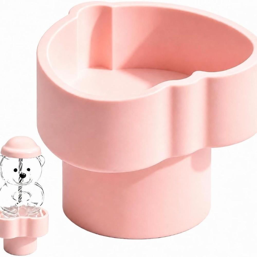 Heart Shaped Design Car Cup Holder Adapter Travel Mug Stabilizer for Bear-Shaped Cups Car