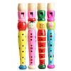 Cute Wooden Plastic Kid Piccolo Flute Musical Instrument Early Education Toy