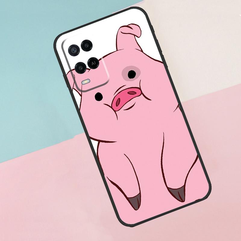 Мультяшная свинка Для Oppo A40 A60 A80 A18 A38 A58 A78 A98 A79 A16 A76 A96 A15 A74 A94 A54 A77 A17 Чехол для телефона