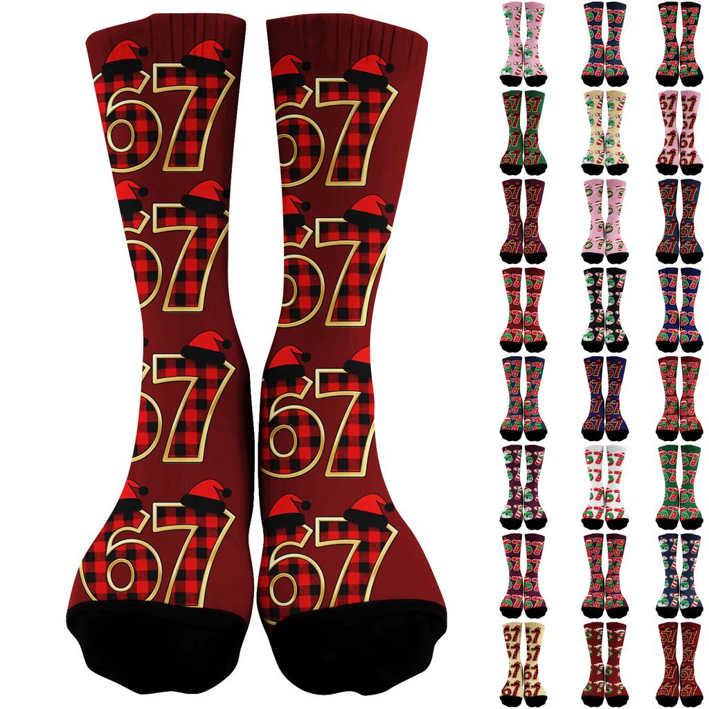 Cute And Playful Socks Mid-Calf Socks Long Socks Printed Socks
