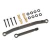 Brass Steering Rod RC Car Steering Linkage for Axial SCX24 124 Remote Control Car Black