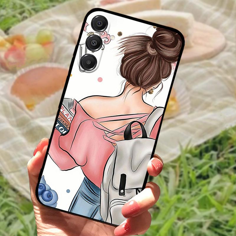 Чехол для Samsung A16 4G 5G Модный Роскошный Мягкий Силиконовый Чехол для Телефона для Samsung Galaxy A26 A36 A56 5G Ударопрочный Fundas Чехлы