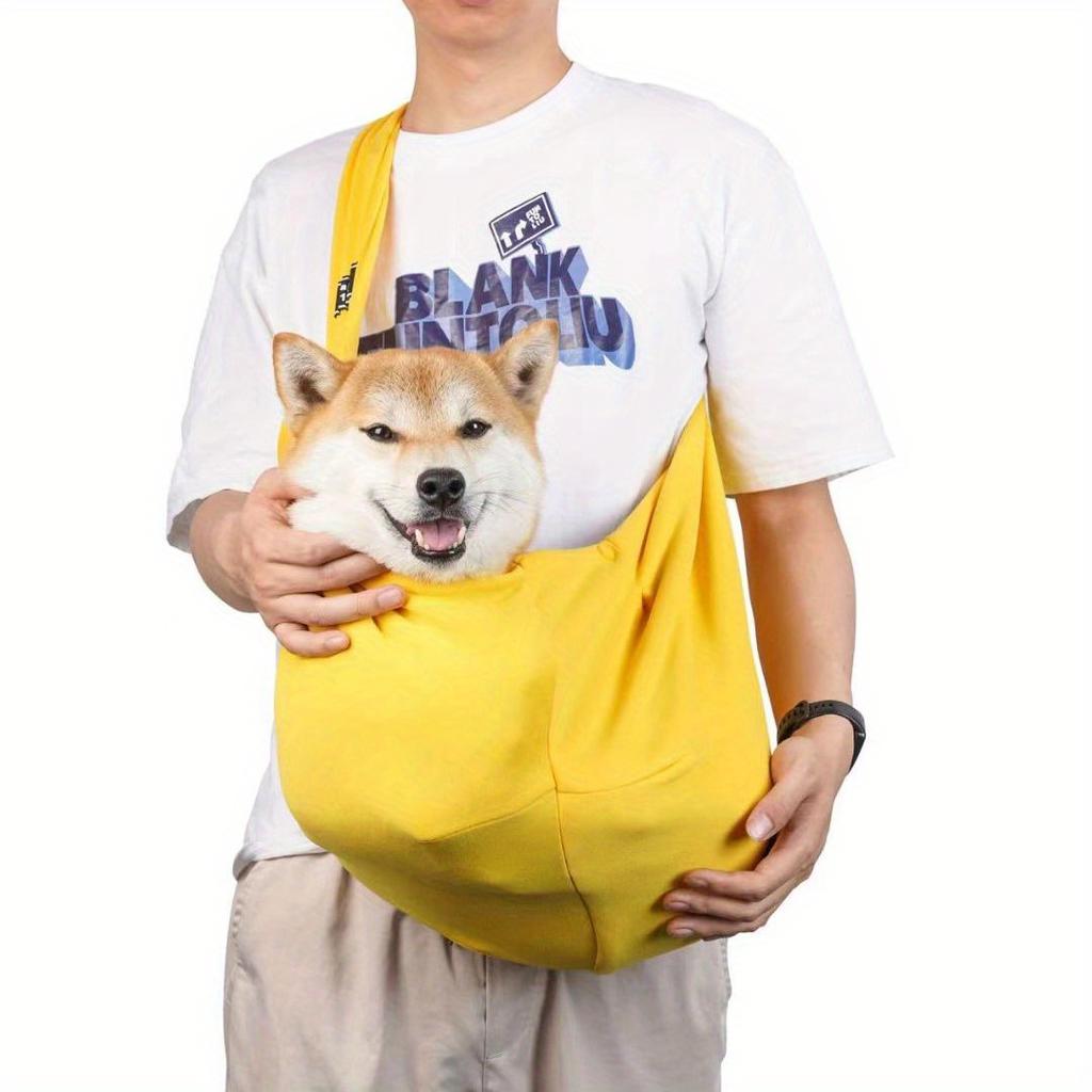 Дышащая и портативная переноска-переноска для маленьких домашних животных — сумка через плечо большой вместимости с регулируемым ремнем, идеально подходящая для путешествий и активного отдыха