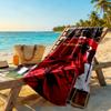 Bayern Munich Customized Name Beach Towel Super Soft & Absorbent Suitable for Swimming Gym Camping Yoga Vacation