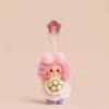 Saite Dudu Explosive Hair Freckle Plush Keychain, Cute Cartoon Doll Pendant Ornament, Soft Stuffed Bag Charm, Lovely Gift for Girls