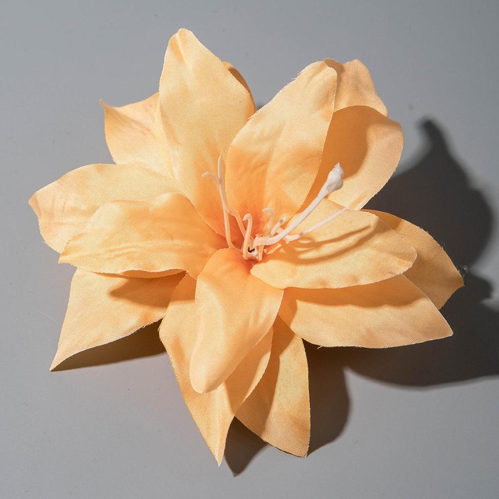 Летняя новинка, имитация полиэстера, 3D-заколка для волос в виде цветка лилии, женские аксессуары, привлекательные аксессуары для путешествий