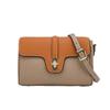 New Genuine Leather Women's Bag with Contrasting Colors, Simple and Versatile Small Square Bag, High-end Single Shoulder Crossbody Bag, Women's Bag