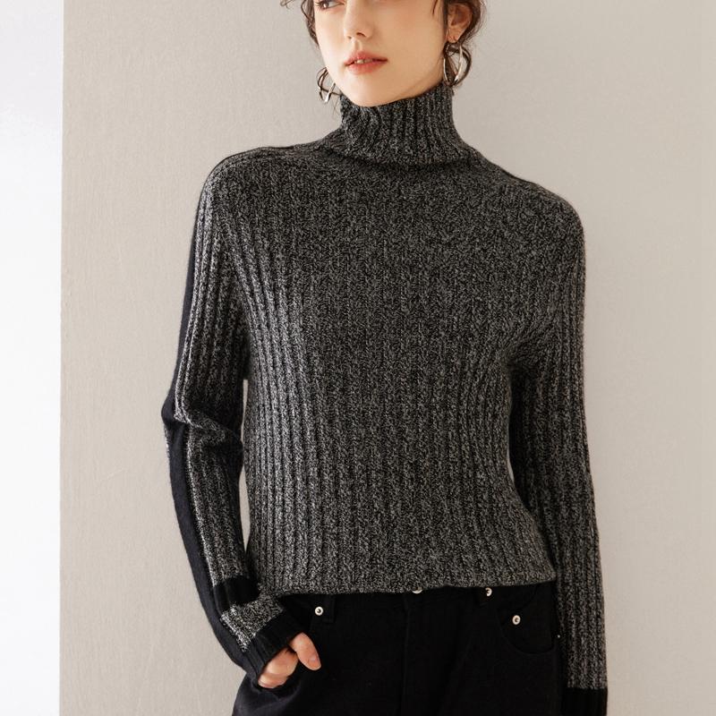 Женский кашемировый свитер Qinghe cashmere 100% кашемир женский осенне-зимний кашемировый пуловер мягкий и теплый