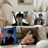 Anime Cool A-Aki Hayakawa Throw Pillow Covers Pattern Cushion Cover Suitable For Sofa Bedroom Car Pillow Cover