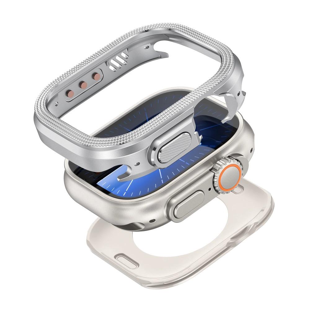 Роскошный сплавной корпус для Apple Watch Ultra 3 49 мм Чехол для Iwatch ULTRA 3 2 1 49 ММ Оболочка Жесткий Металлический Бампер Защитные Аксессуары