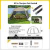 Outdoor Mosquito Net Tent: Sunshade & Rainproof Pavilion for Camping & Courtyard Protection.